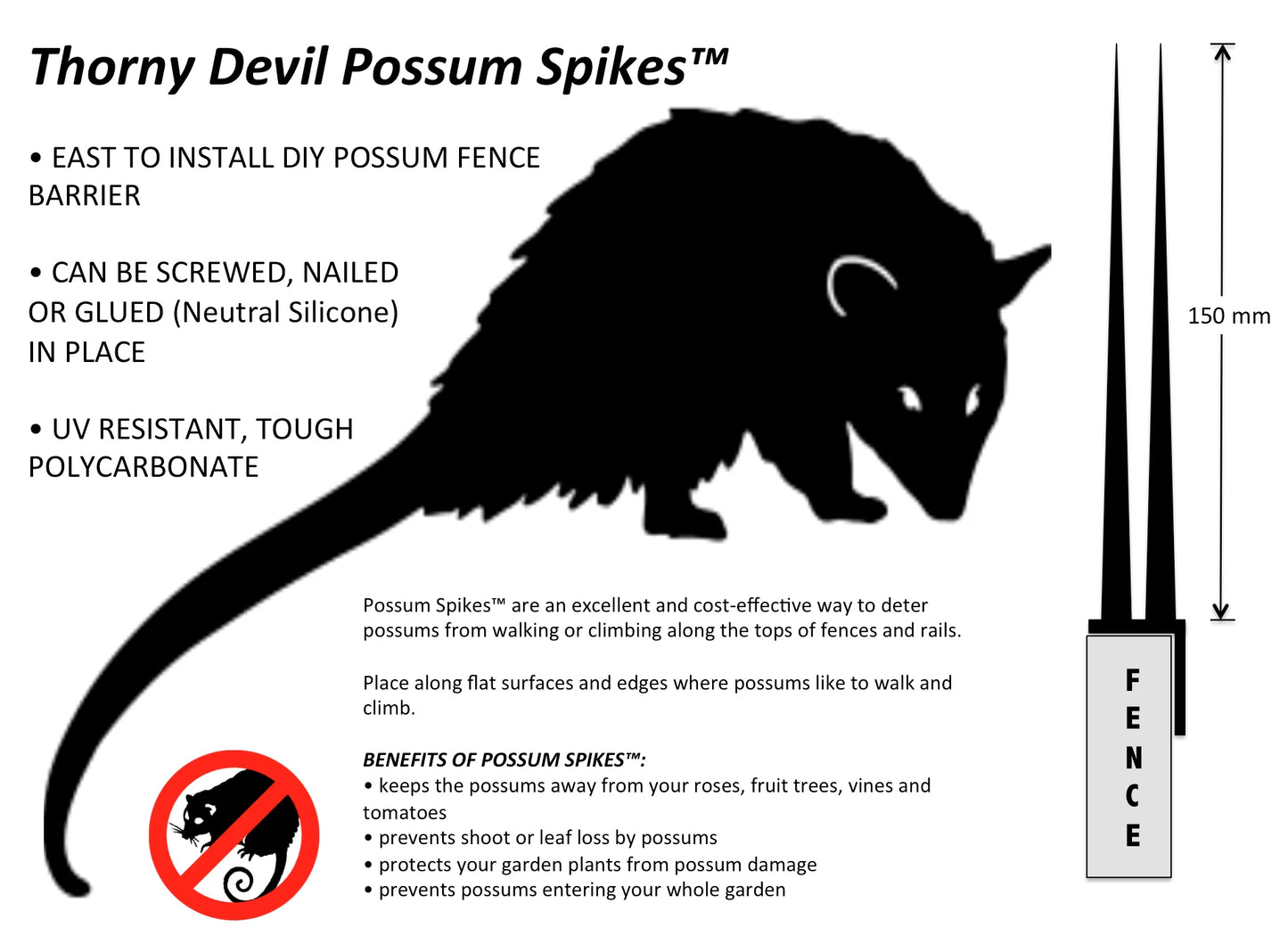 6m Possum Spike Pack